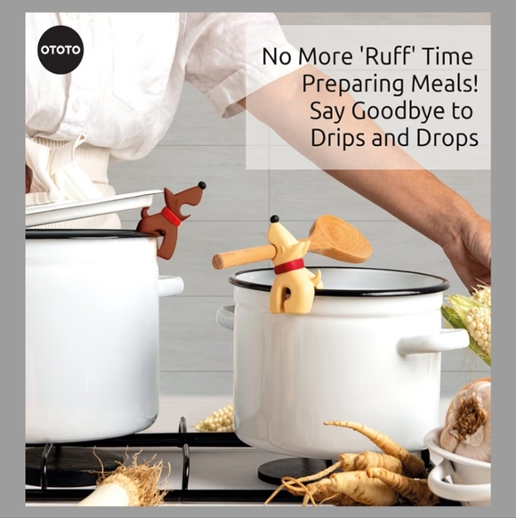 *5 for $25* NWOT Ototo Best Buddies Dual Spoon Holder & Steam Releaser - Picture 8 of 10